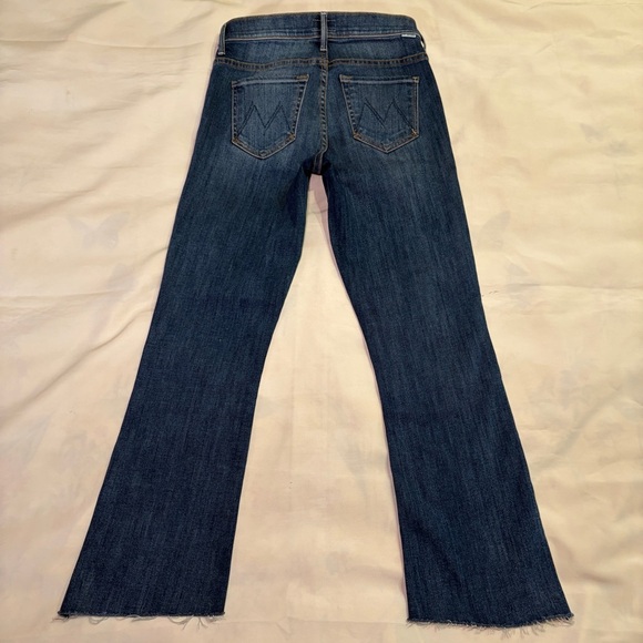 MOTHER- The Insider Crop Step Fray in Not Rough Enough Size 24 Cropped Jeans - Picture 5 of 9